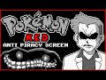 Pokémon Red Anti-Piracy Screen