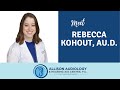 Meet dr rebecca kohout lead audiologist at allison audiology  hearing aid center pc