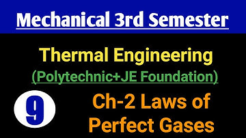 #9 Thermal Engineering | Ch-2 Laws of Perfect Gases ‎@Polytechnic Pathshala 