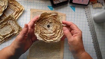 Embellishment Layered Tag for Junk Journal Cover