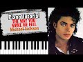 How To Play THE WAY YOU MAKE ME FEEL By Michael Jackson Easy Piano Tutorial Lesson 