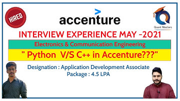 Accenture Interview Experience MAY- 2021 E&C Student | Accenture Freshers Interview #interview