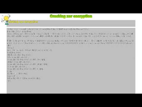 How to : Cracking xor encryption