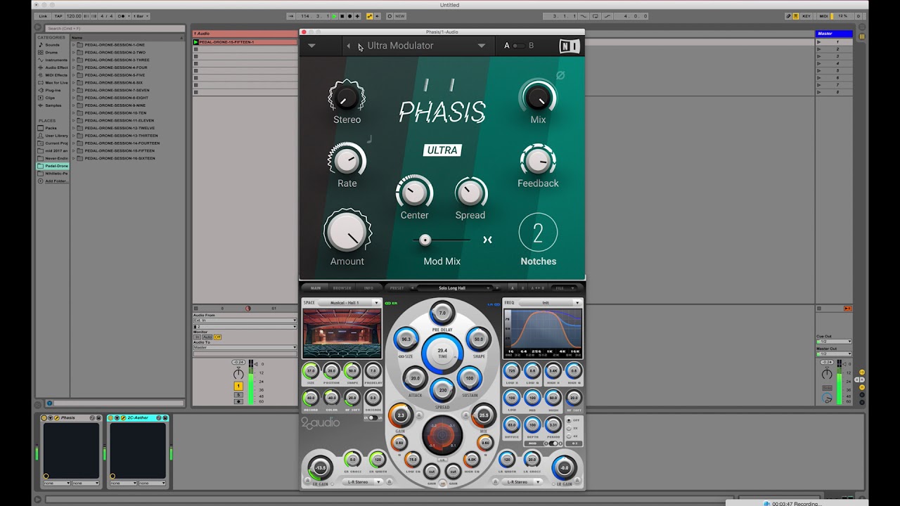Native Instruments Phasis Demo / 2cAudio Aether / Outsider Sound Design ...