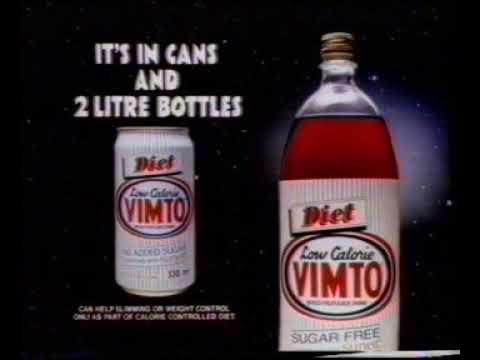 Diet Vimto tv ad 1988