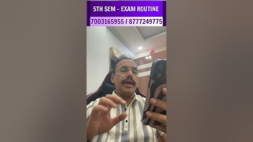 Calcutta University B.Com 5th Semester Exam Routine 2025 | CU BCom Sem 5 Dates