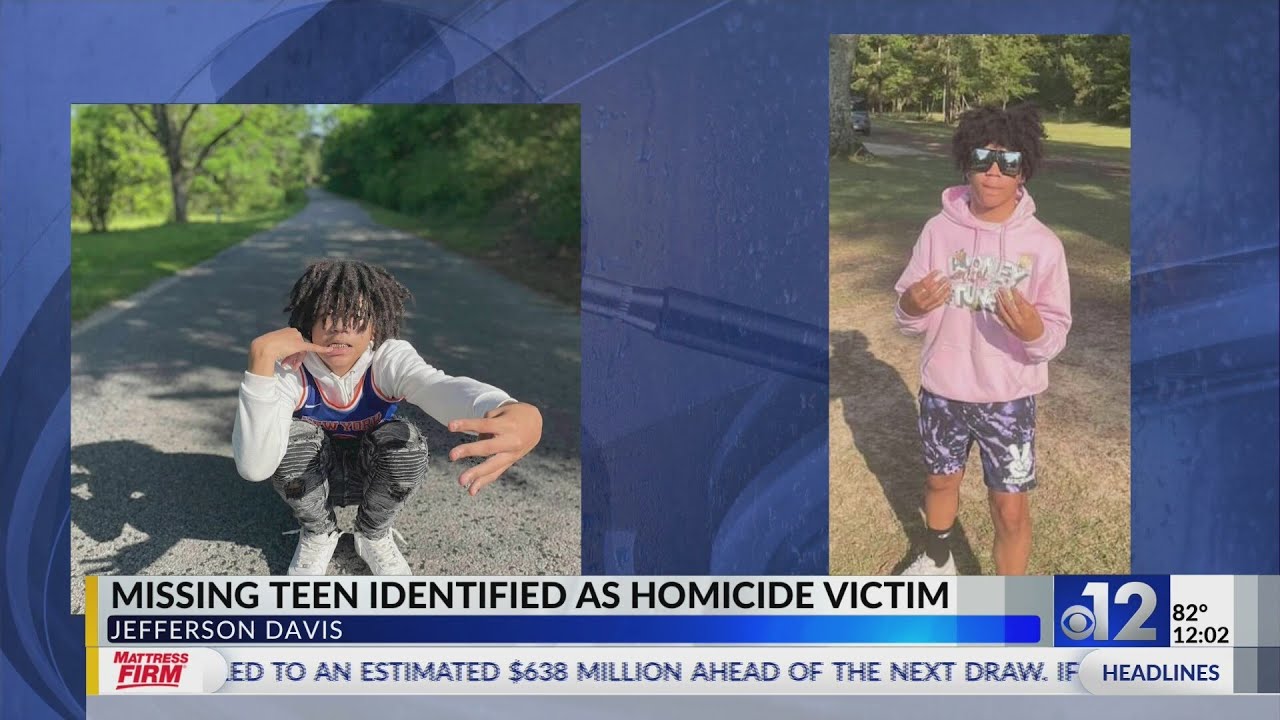 Body identified as missing Jefferson Davis County teen - YouTube