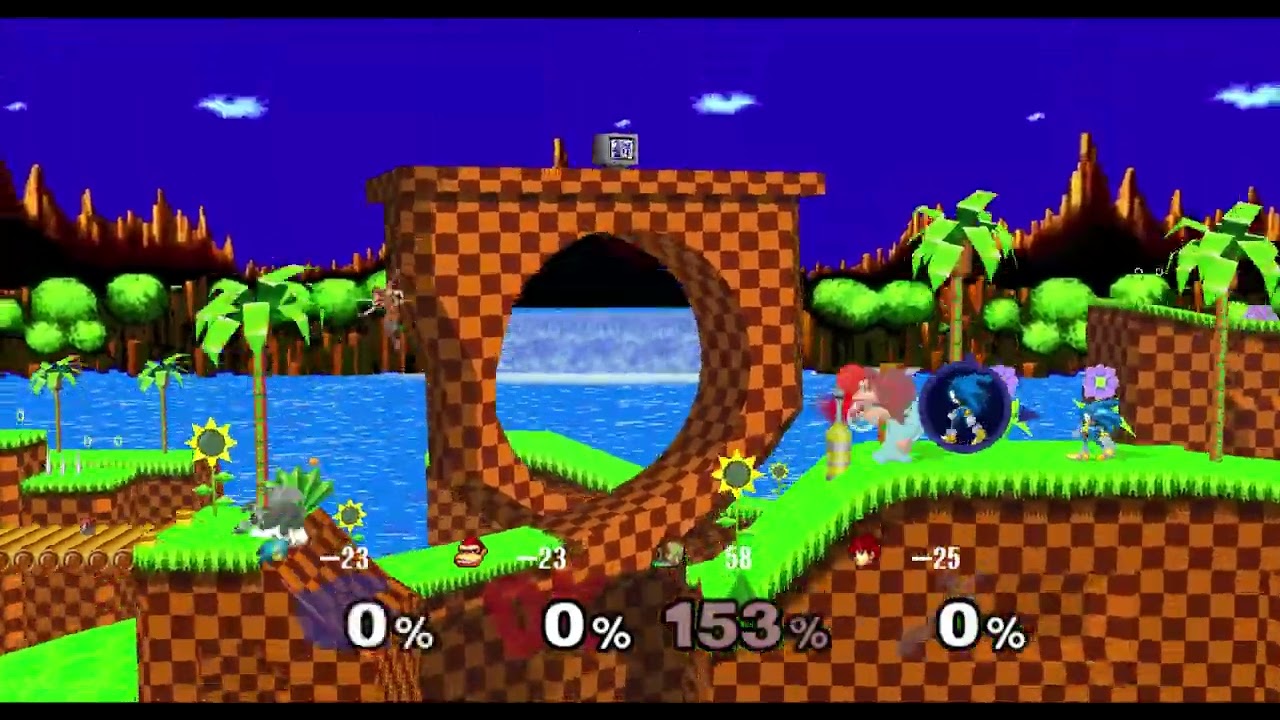 Super Smash Bros Melee Akaneia Build v0.9 - UltraGanon Green Hill Chaos