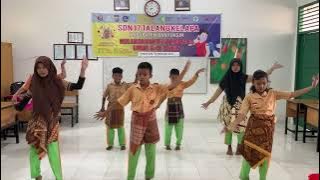 Tarian Zapin Melayu Siswa Kelas VI SDN 17 Talang Kelapa