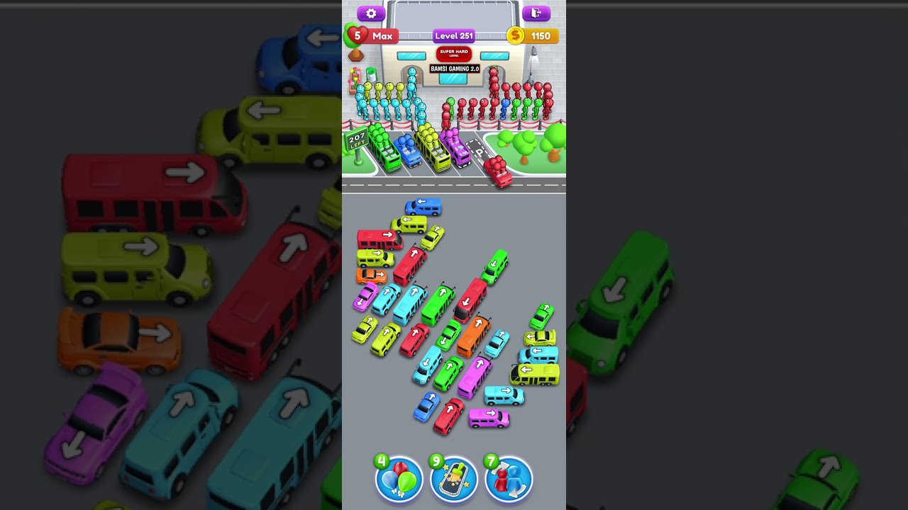 Crowd Express Boarding Puzzle Level 249 Game Walkthrough Solution