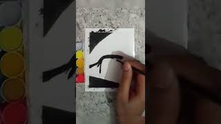 EASY car mirror painting  for beginners#painting#artist#aesthetic#art#abstract #shortvideo #shorts