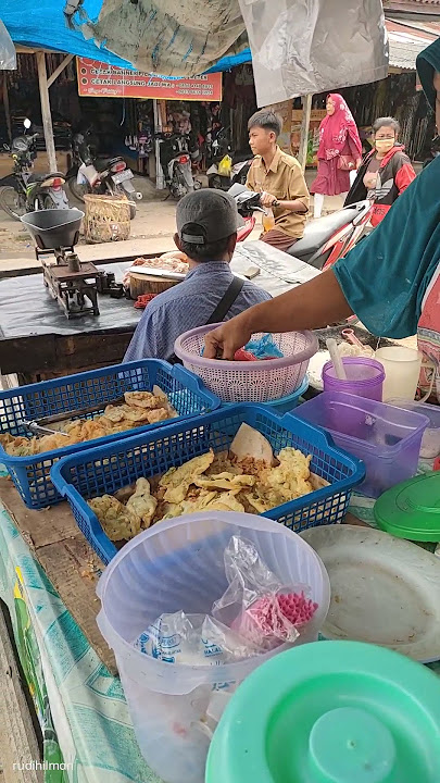 sarapan pecel ulek...