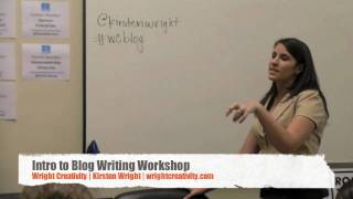 Intro to Blog Writing Workshop