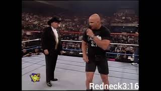 Stone Cold Stunner to Jim Ross