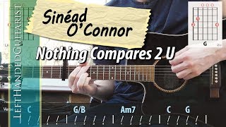 Sinéad O&#39;Connor - Nothing Compares 2 U | acoustic guitar lesson