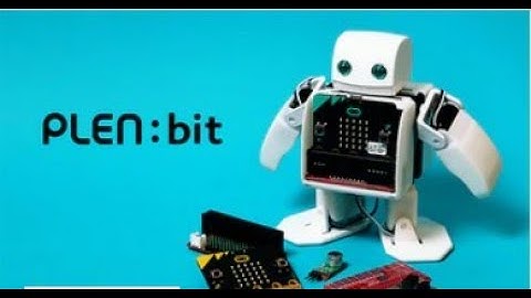 PLEN:bit : Sensor controlled Robot using the micro:bit