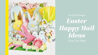 Easter Happy Mail Ideas! Featuring ScrapDiva Designs March Release 