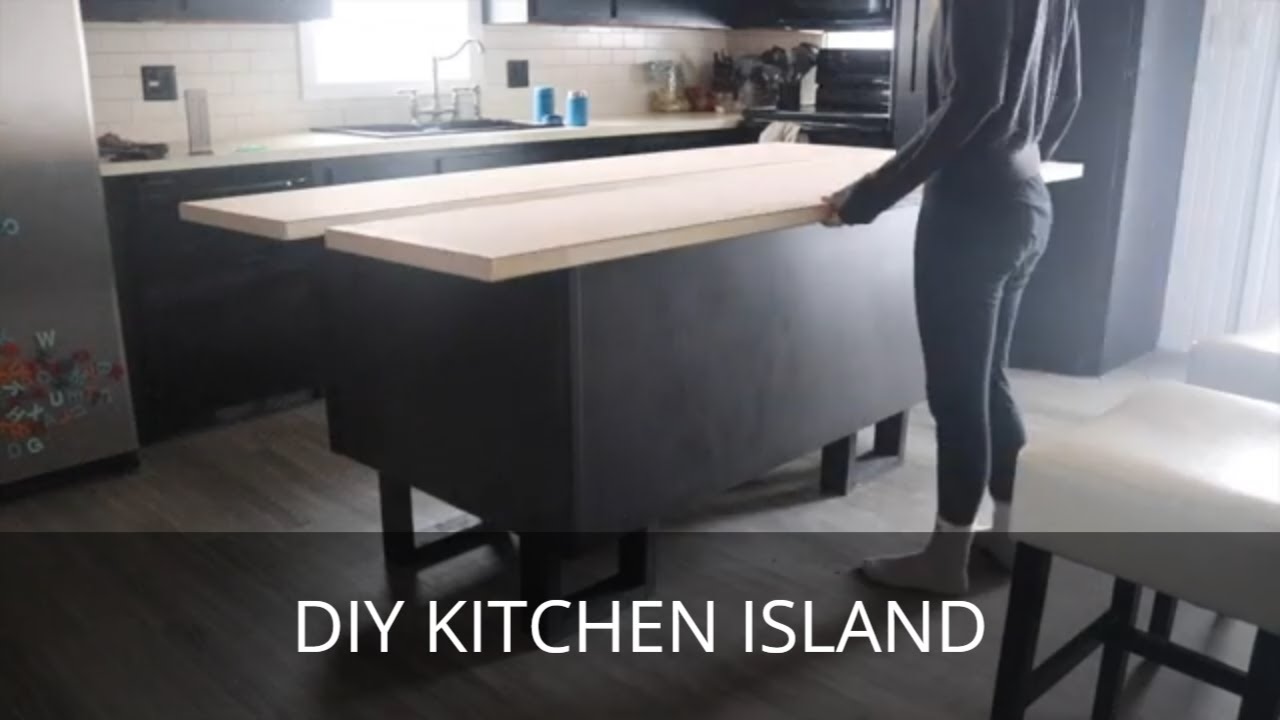 How To Build A Modern Kitchen Island Inexpensive Countertop