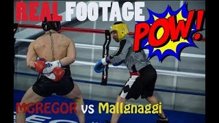 Unseen Real Footage |McGregor Vs Malignaggi | Knockdown or Push?