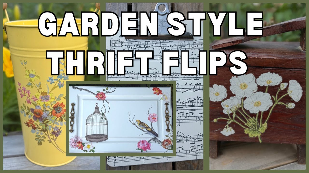 Turning Thrifted Junk Into Garden Style Decor with Iron Orchid Design's Stunning  Summer Release🌺