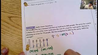 Algebra 2-2 Point-Slope Form