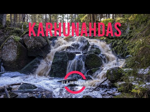 Elä retkessä follows an autumn visit to Karhunahas, the gorge lake on the Multia–Petäjävesi boundary. The 13-minute film shows the rocky setting and remains associated with an old mill, giving a sense of the terrain beyond the municipal centre. Its description offers a bear-hunting explanation for the name; that is the creator’s account, not a verified etymology. Check access and ground conditions before walking to the site.