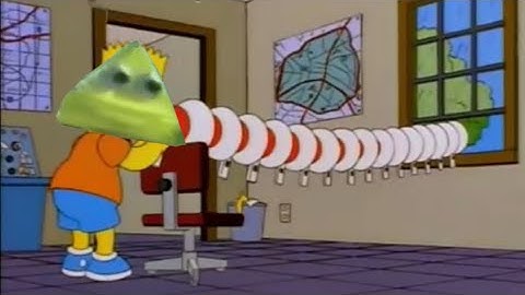 The Simpson’s but Dancing Triangle starts the Apocalypse