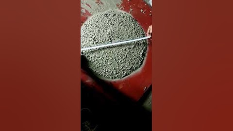 Self Compacting  Concrete Slump Flow Test