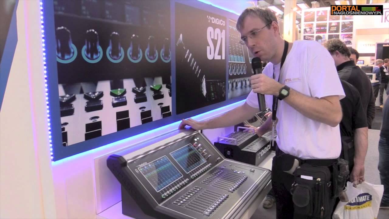 DiGiCo S21 - małoformatowa 40-kanałowa konsoleta cyfrowa wysokiej klasy