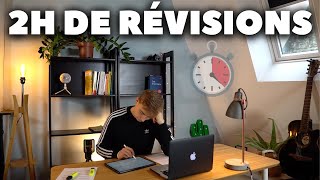 On RÉVISE 2H ensemble👨🏼‍🎓 ! (Study With Me) - révisions en temps réel