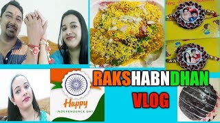 Rakshabndhan Vlog: My Rakshabndhan Makeup Look | How We Celebrated Rakhi 2019 | Rakhi Special Dish