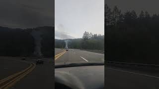 Car Fire at Benbow Saturday Afternoon