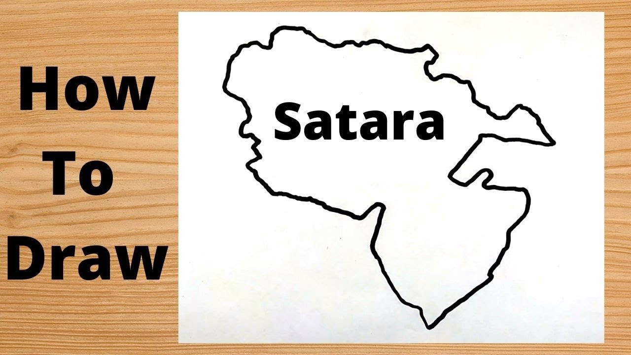 Drawing Satara City Map - India