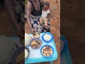 African Village Toddler Wants a Taste of New Food! 🍚🌴 #shorts #baby