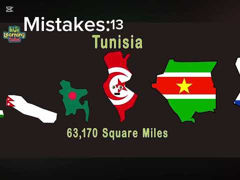 All mistakes in country size comparison(klt)