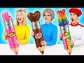 自分 vs おばあちゃんの料理チャレンジ | 素晴らしいフードチャレンジ Super Hyper DO