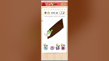 Brain test level 185 solution / Tom is hungry. catch that mouse