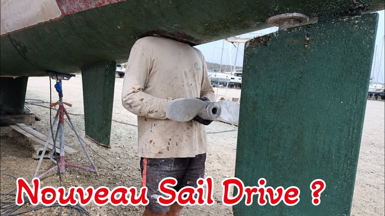 ⁣#217 On change les joints de Sail drive de notre Catamaran