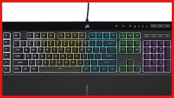 CORSAIR K55 RGB PRO-Dynamic RGB Backlighting - Six Macro Keys with Elgato Stream Deck Software - AL