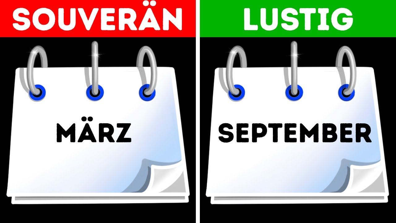 Was dein Geburtsmonat über dich aussagt | Persönlichkeitstest