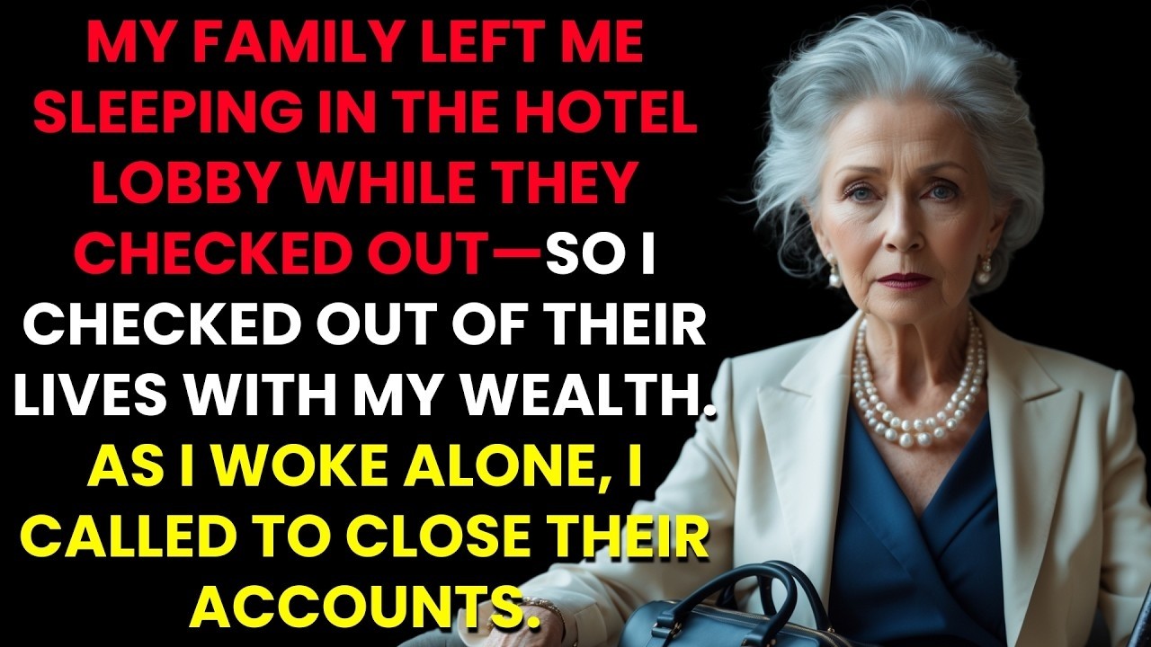 My Family Left Me Sleeping In The Lobby—So I Checked Out Of Their Lives And Took My Wealth With M