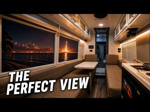 Van Life Weekend in Coachmen Beyond 22RBBC I Night Rocket Launch Florida Space Coast