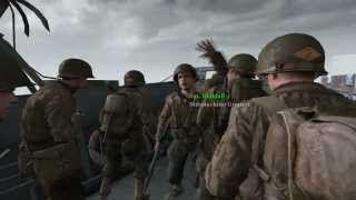 Call of Duty 2 - DDay: Pointe Du Hoc - (Cinematic HD)