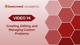 [EN-US] beecrowd Academic - Video 14 - Creating Custom Problems