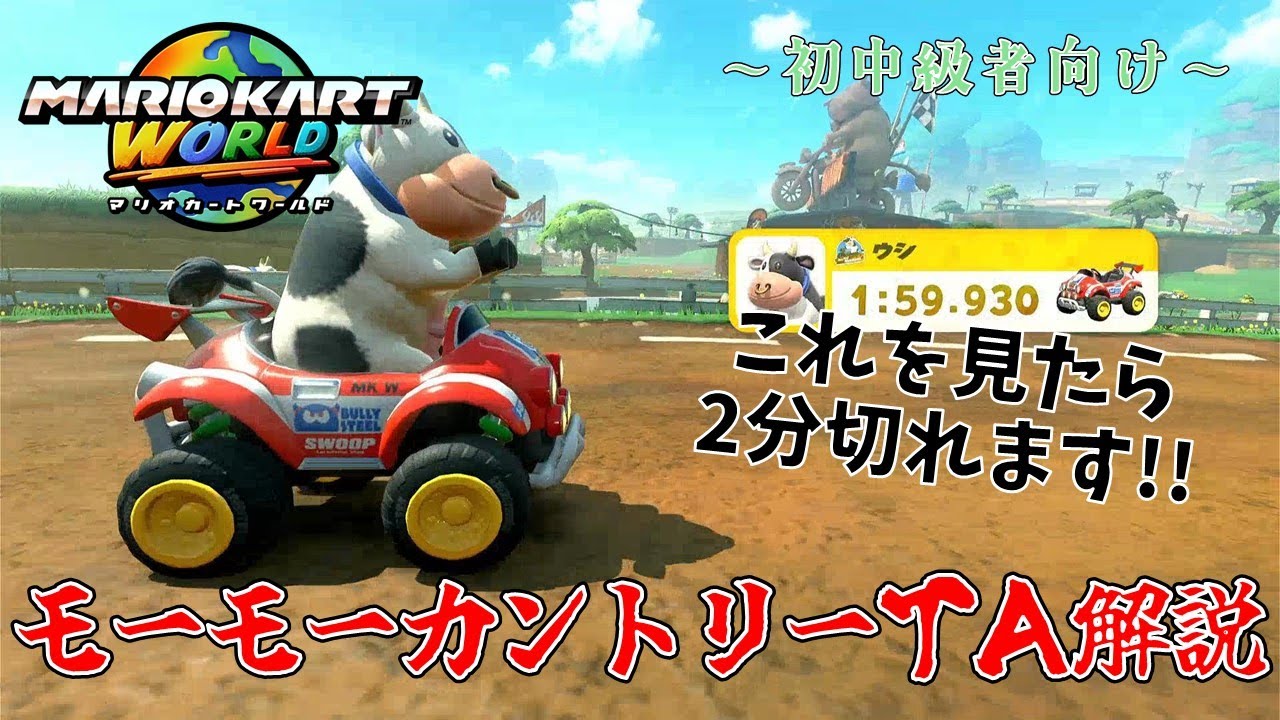 【マリオカートワールド】モモカンTAのテクニックについて解説！