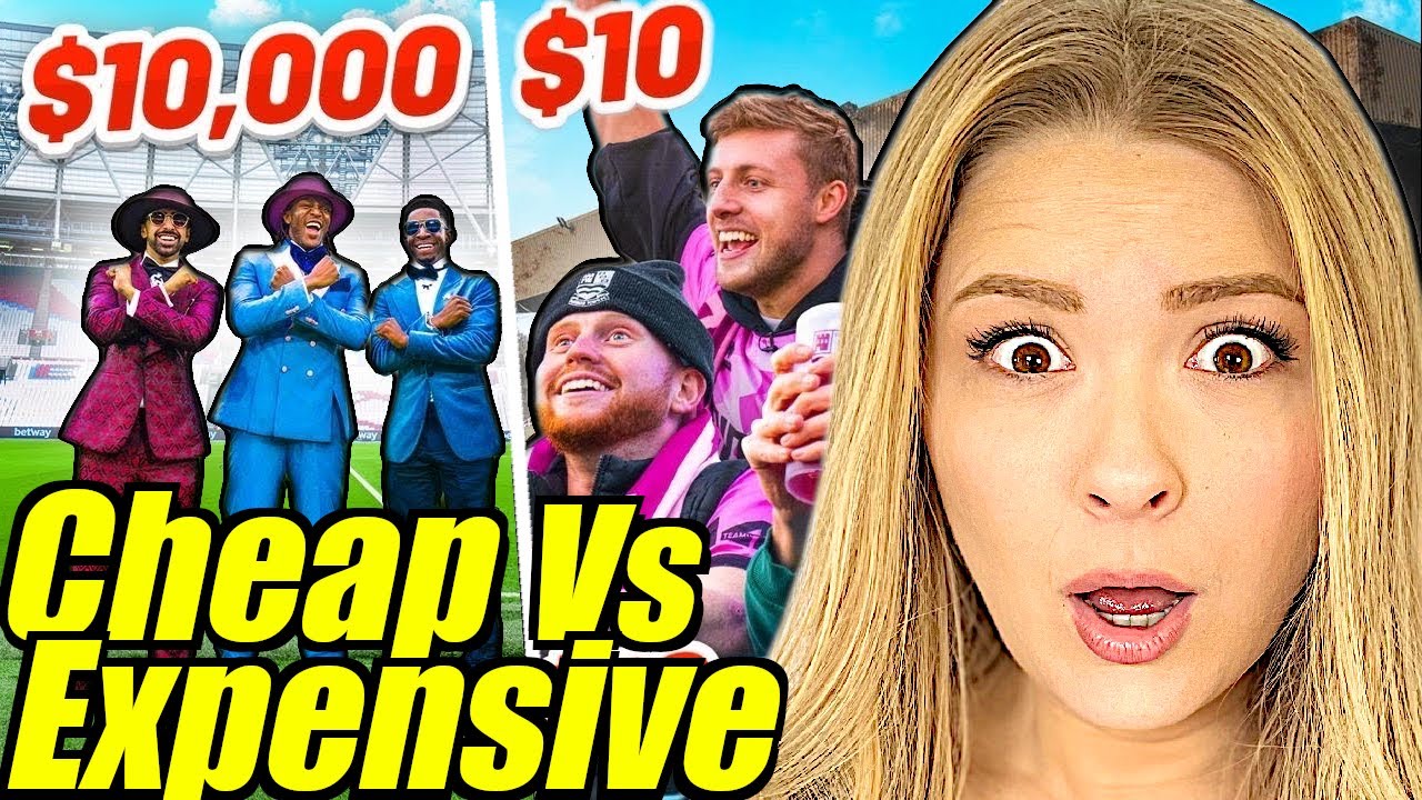 Americans React To SIDEMEN $10,000 VS $10 FOOTBALL MATCH
