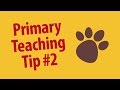 Primary Teaching Tip: A Reason to Open your Book