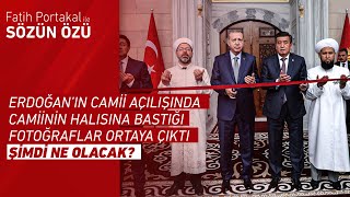Erdoğanın Camii Açılışında Camiinin Halısına Bastığı O Fotoğraflar Ortaya Çıktı Şi̇mdi̇ Ne Olacak?