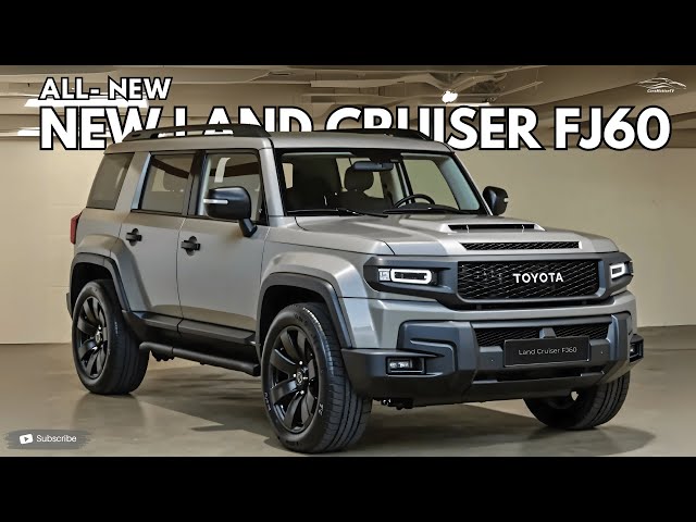 新型ランドクルーザーFJ60発表 - トヨタ史上最も大胆なSUV復活 - YouTube