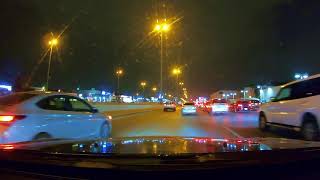 ASMR Highway Driving at night (No Talking, No Music) - Riyadh, Saudi Arabia [4K]